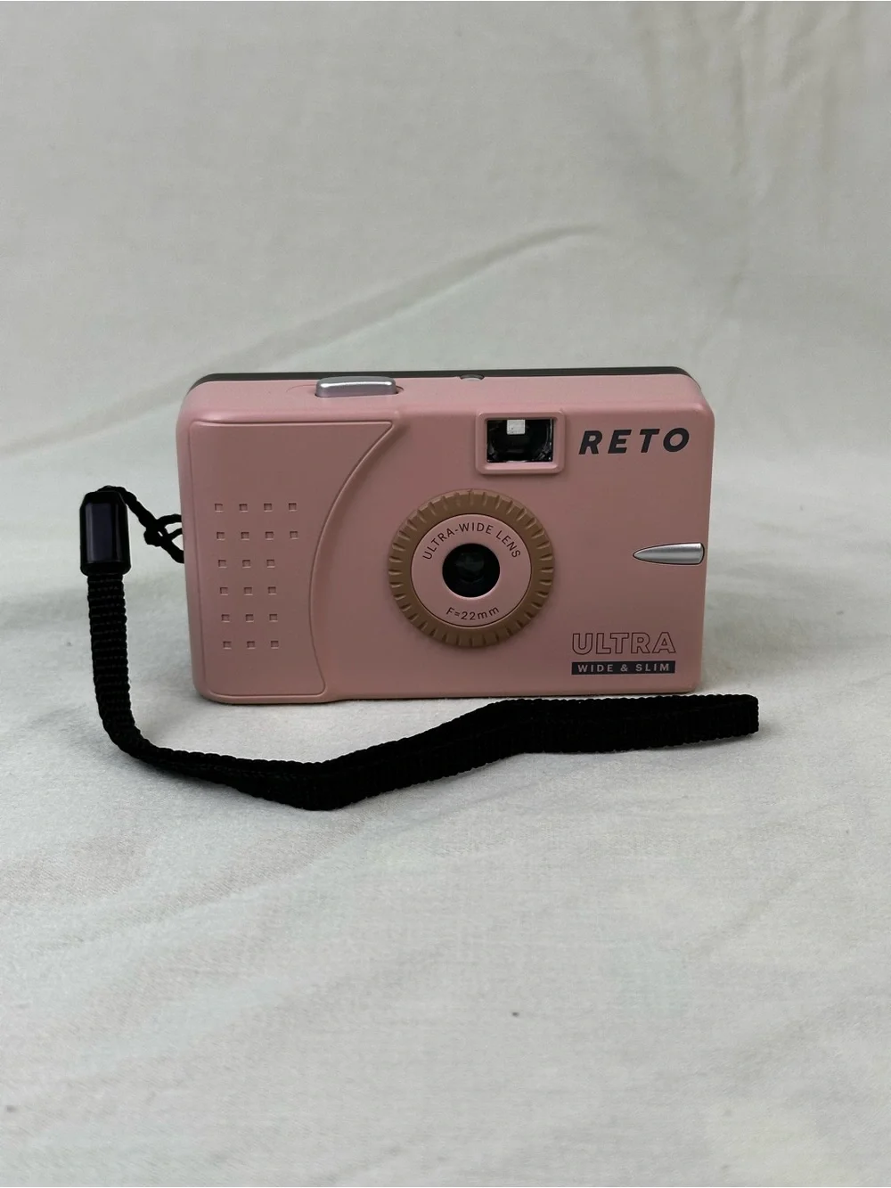 Ultra Wide 22mm Film Camera in Pink TESTED!! WORKS!!